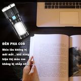  Đèn Pin Siêu Sáng Cầm Tay Chiếu Xa 4 Chế Độ Sáng Tiện Dụng, Có COB Đèn LED, Dùng pin Sạc ,Đèn Pin Mini 4 Bóng -dc4708 