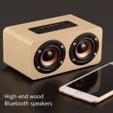  [Nhập Khẩu] Loa gỗ Super Bass Vi tính -Loa bluetooth âm thanh nổi HIFI Stereo speaker W5 -dc2179 