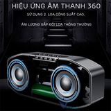  Loa Bluetooth cầm tay Manovo M5/Manovo M4 âm thanh siêu trầm tích hợp loa kép✔màn hình led ✔FM radio dung lượng pin 2500 