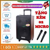  Loa kéo karaoke temeisheng, loa kẹo kéo Q10S thùng gỗ, bass 2,5 tấc hát, nghe nhạc hay tặng kèm 2 micro không dâ -DC4088 