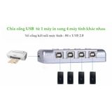  Bộ chia sẻ máy in tự động 1 ra 4 MT viki SW241 Bộ chia máy in 1 ra 4 Chia máy in 1 in 4 out -dc905 