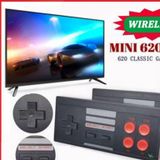  PLAYSTATION Máy Chơi Game Cổ Điển Không Dây 620 Trò Chơi Nes -dc4429 
