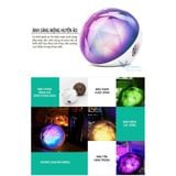  Loa bluetooth di động V5 hình cầu pha lê led đổi màu cực đẹp hỗ trợ thẻ nhớ,âm thanh nổi siêu trầm 