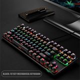  Bàn Phím Cơ Máy Tính Crack K550 Led đổi mầu 10 Chế Độ Khác Nhau,Blue Switch Chơi Game Dùng Văn Phòng Cực Đã 