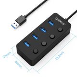  Hub chia 4 cổng USB 3.0 có công tắc Orico W9PH4 -DC681 