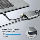  Đầu chuyển đổi Usb Type-C To USB-C HDMI độ phân giải 4K , VGA USB 3.0, 4 trong 1, hỗ trợ SS MHL 