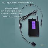  Mic trợ giảng không dây, cài tai V11 hỗ trợ cho loa giảng dạy hãng ZANSONG -dc3855 