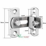  Chốt khóa góc 90 độ bằng thép không gỉ tiện dụng 