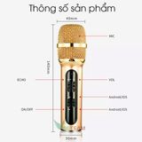  Bộ micro thu âm karaoke livestream C11 Kèm đầy đủ phụ kiện Hát karaoke livetream Phiên bản tiếng Anh 