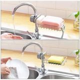  Kệ để đồ rửa bát Inox gắn vòi nước size lớn - HÀNG CAO CẤP 