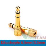  Jack chuyển tín hiệu cổng loa 6.5mm dương ra 3.5mm âm - Đầu chuyển cổng 6.5 sang 3.5mm -dc3125 
