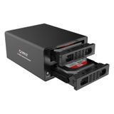  Hộp đựng 2 ổ cứng 3.5 ORICO 3529RUS3 (Đen) - Hàng phân phối chính hãng -DC1462 