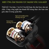  Tai nghe thể thao lõi kép siêu bass CK8 full box - tặng kèm 4 đầu mút tai nghe siêu êm -DC2122 