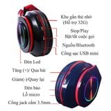  Tai Nghe Buetooth 5.0 Chụp Tai Bass Cực Mạnh B39 có thể gập lại Led nháy theo nhạc -hỗ trợ thẻ nhớ,có jack 3.5mm -dc3722 