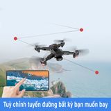  Máy Bay Điều Khiển Từ Xa Flycam P9 Camera Kép Cảm Biến Tránh Vật Cản, Đen led bắt mắ , Thời Gian Bay 30 Phút 