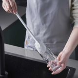  Cọ Rửa Bình Sữa Đa Năng Lông Mềm Gập 90 Độ, Dụng Cụ Cọ Bình Nước Cán Dài Tiện Lợi 