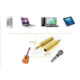  Jack chuyển đổi Âm thanh từ 3.5mm ra 65mm cao cấp chuyển âm từ Laptop/PC/Smartphone, Máy tính bảng ra Loa, Ampli -dc3124 