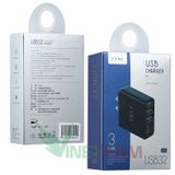  Cốc sạc nhanh 3 cổng USB thông minh CYKE -DC3210 