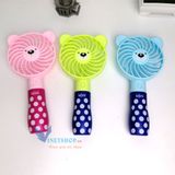  Quạt Mini Cầm Tay Hình Gấu Siêu Tiện Lợi, quạt cầm tay mini tích điện pin sạc lai dung lượng 1200mah - DC3590 