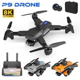  Máy Bay Điều Khiển Từ Xa Flycam P9 Camera Kép Cảm Biến Tránh Vật Cản, Đen led bắt mắ , Thời Gian Bay 30 Phút 