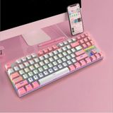  Bàn Phím Cơ Gaming Full Led Giá Rẻ K80 LED RGB TKL 87 Phím chơi game văn phòng có dây siêu đẹp 