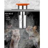  Phụ kiện ngăn mùi thoát sàn nhà tắm INOX 304 chống mùi hôi ngăn vi khuẩn trào ngược lên 