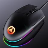  Chuột máy tính, chơi game có dây G3SE thiết kế nhỏ gọn, Led bao quanh đẹp mắt, DPI tùy chỉnh -dc4729 