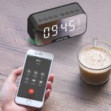  Loa bluetooth kiêm đồng hồ báo thức G5, có khe thẻ nhớ, đo nhiệt độ, Màn hình Soi gương 