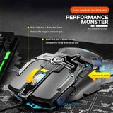  Chuột chuyên Game Có dây V15 6400 DPI, 8 nút Macro, Led RGB 16.8 triệu màu, Kiểu dáng sang trọng độc đáo -dc3696 