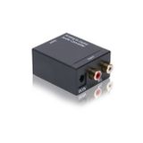  Bộ hộp chuyển đổi âm thanh tivi 4k Optical sang Av R/L loa , amply kèm nguồn -dc633+dc1259 