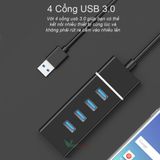  Hub USB 4 Cổng 3.0 ORICO W6PH4-U3 Splitter Bộ Mở Rộng PC Đa USB Tốc Độ Cao 