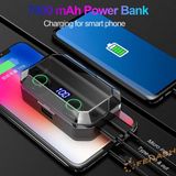  Tai nghe bluetooth tws T9 5.0 chống nước kèm dock sạc 7000mah siêu khủng, âm thanh hifi -dc3723 