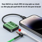  Jack chuyển đổi Plextone GS1 iP TypeC to 3.5mm hỗ trợ sạc nhanh cho điện thoại táo PD 60W có mic 