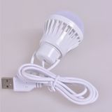  Bóng Đèn Led Bulb USB siêu sáng 5W ( Ánh sáng Trắng ) 