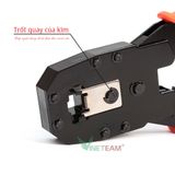  Kềm / Kìm bấm đầu mạng cos line hãng Kapusi Japan, 3 đầu tích hợp 4P, 6P, 8P kèm tuốt dây điện 
