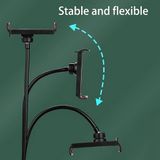 Giá đỡ điện thoại máy tính bảng 3 chân xoay 360 độ tripod livestream dài 110-175cm Có Thể Điều Chỉnh 