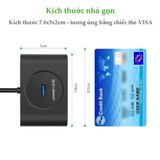  Bộ chia 4 cổng USB 3.0 dài 80cm UGREEN CR113 20291 - Hàng chính hãng -dc3878 