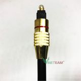  Dây cáp âm thanh quang optical 1m loại tốt 2 đầu mạ vàng (màu đen dây to) -DC4477 