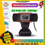  Webcam HD 720p kẹp màn hình - Thu hình cho máy tính, pc, TV, để bàn - dạy học trực tuyến- học online -dc4062 