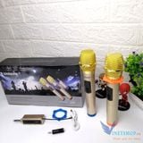  Bộ 2 micro không dây ZANSONG sóng UHF Wireless dành cho Amly , loa kéo loa karaoke bluetooth ... - BH 3 tháng -dc3534 