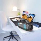  Loa karaoke xách tay KIMISO KM-S3 cực hay có jack cắm micro 6.5mm tích hợp chế độ EQ (đen) Tặng kèm micro -dc4223+dc2969 