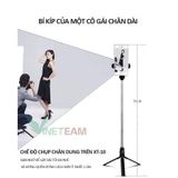  Gậy chụp ảnh 3 chân kèm remote,- Gậy tự sướng selfie chụp hình điều khiển từ xa xoay nhiều góc độ-dc3311 