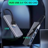  HUB Type C và HUB USB 3.0 tốc độ cao Vinetteam cổng chia usb mở rộng kết nối chuyển đổi cho laptop táo Laptop PC 