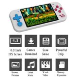  Máy chơi game cầm tay X20 mini giao diện điều khiển mới nhất 4.3 inch tặng thẻ nhớ 8GB 1000 Trò Chơi 