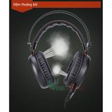  Tai nghe chụp tai chuyên game V6 đèn LED màu Cổng usb âm thanh 7.1 -dc3420 
