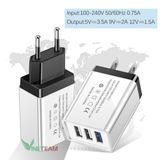  Củ Sạc nhanh 3 cổng USB ,cốc sạc nhanh, củ sạc cho IP, samsung, oppo, huawei ... -dc4008 