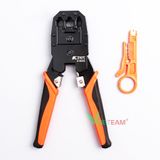  Kềm / Kìm bấm đầu mạng cos line hãng Kapusi Japan, 3 đầu tích hợp 4P, 6P, 8P kèm tuốt dây điện 