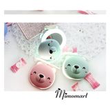  Quạt sạc tích điện mini kèm gương có đèn led cute -dc3747 