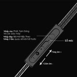 Tai nghe thể thao lõi kép siêu bass CK8 full box - tặng kèm 4 đầu mút tai nghe siêu êm -DC2122 