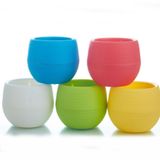  Chậu hoa nhựa mini/Chậu Cây Mini Có Đáy Trữ Nước - Đa dạng màu sắc - Trang trí nhà cửa, văn phòng tuyệt đẹp 